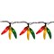 Northlight 33376875 Chili Pepper Cluster Brown Wire Christmas Lights - Red , Yellow &#x26; Green - Set of 36